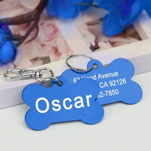 Load image into Gallery viewer, Personalised Customised Aluminium Pet ID Tag - Pet Supplies Australia