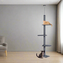 Load image into Gallery viewer, Cat Scratching Tree Floor to Ceiling - Pet Supplies Australia