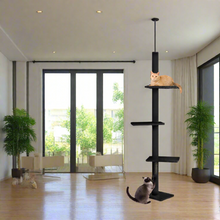 Load image into Gallery viewer, Cat Scratching Tree Floor to Ceiling - Pet Supplies Australia