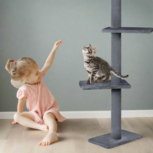 Load image into Gallery viewer, Cat Scratching Tree Floor to Ceiling - Pet Supplies Australia