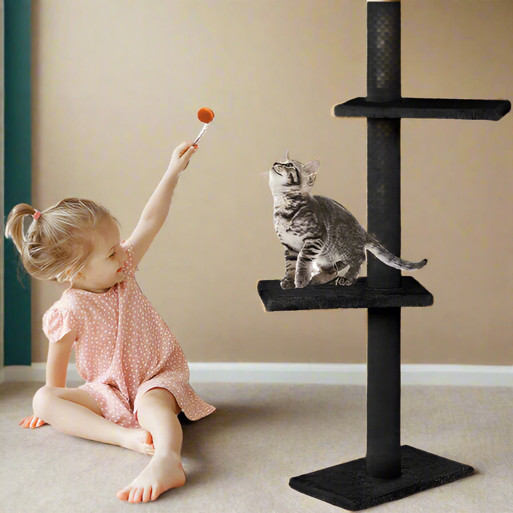 Cat Scratching Tree Floor to Ceiling - Pet Supplies Australia