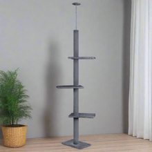Load image into Gallery viewer, Cat Scratching Tree Floor to Ceiling - Pet Supplies Australia