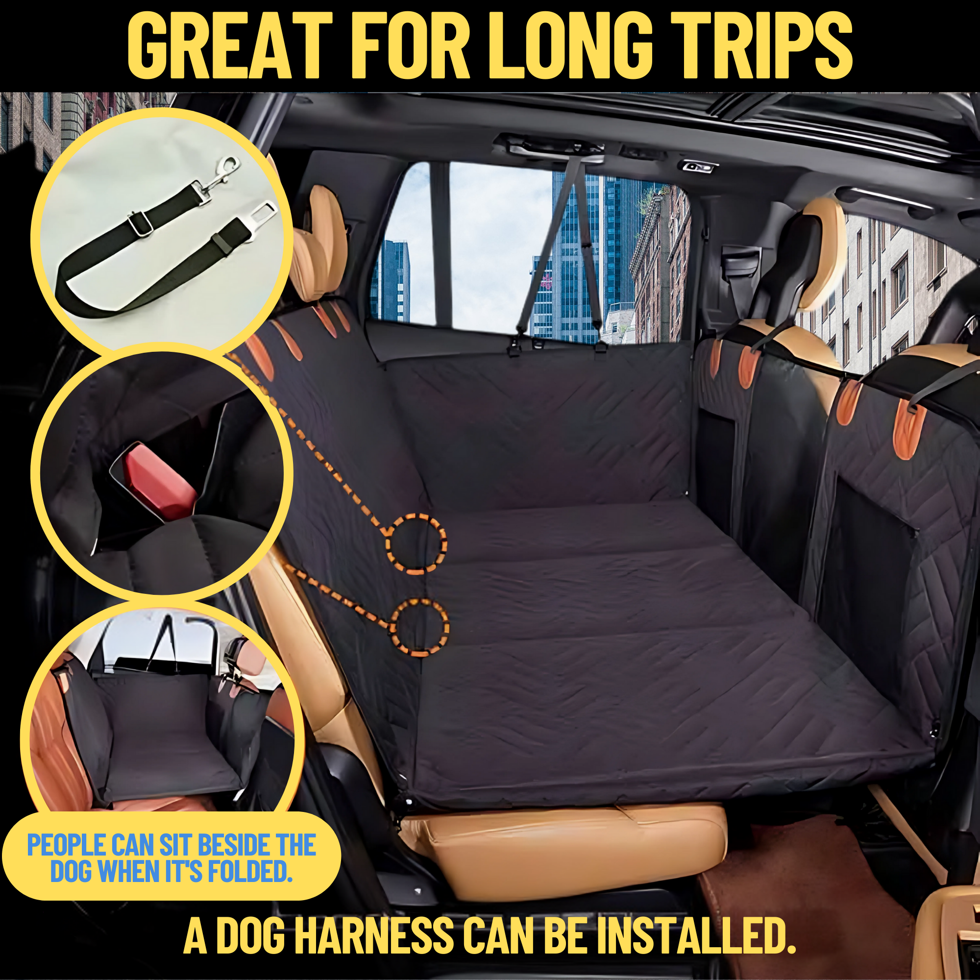 Back Seat Extender for Dogs – Waterproof Car Seat - Pet Supplies Australia