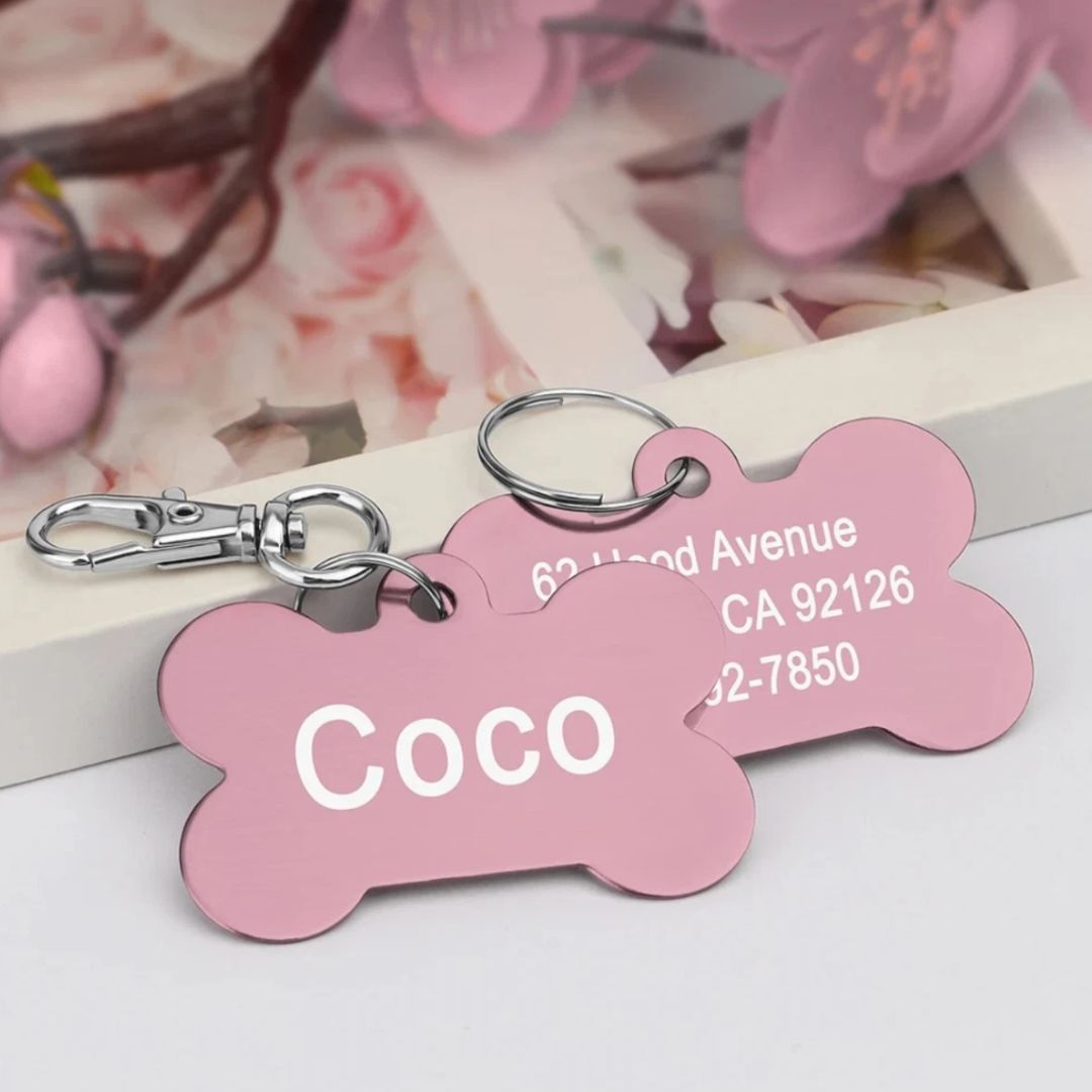 Personalised Customised Aluminium Pet ID Tag - Pet Supplies Australia