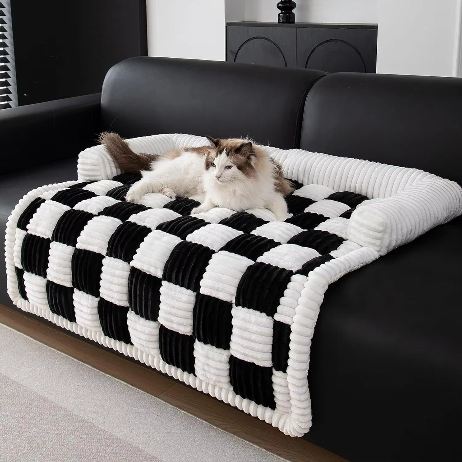 Checkerboard Pet Couch Mat - Pet Supplies Australia
