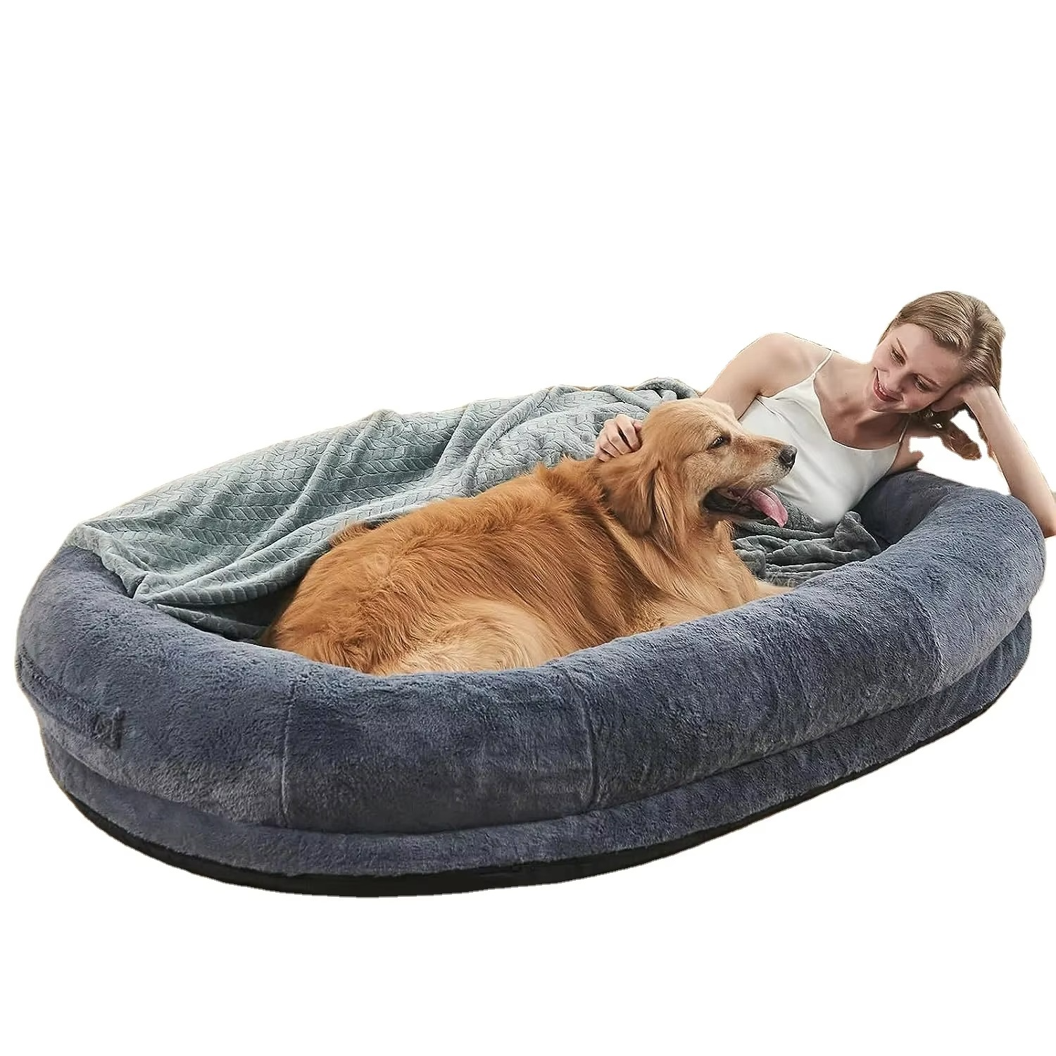 Oversized Orthopedic Dog Lounger - Pet Supplies Australia