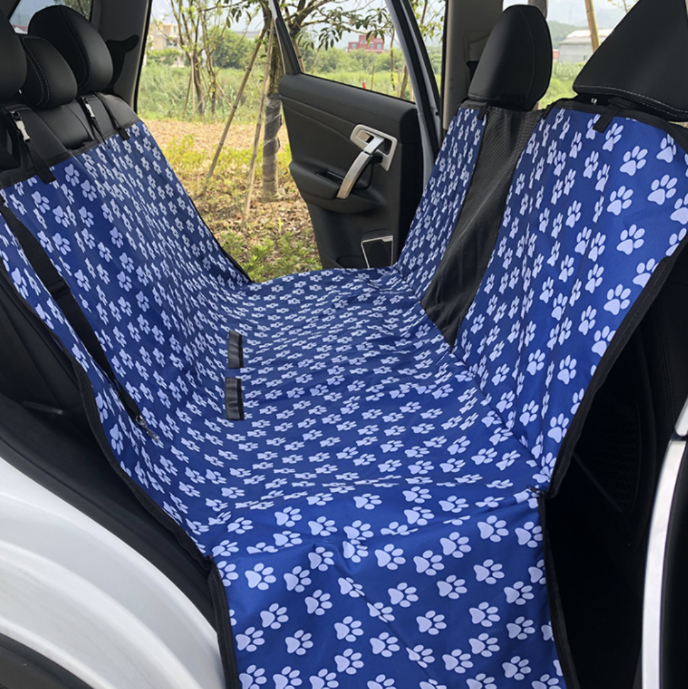 Waterproof Pet Car Seat Cover Black or Blue - Pet Supplies Australia