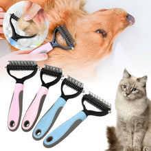 Load image into Gallery viewer, Dual-Head Safe Pet Dematting Comb - Pet Supplies Australia