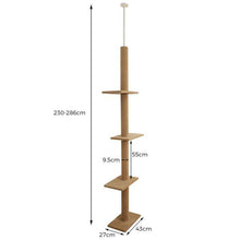 Load image into Gallery viewer, Cat Scratching Tree FLOOR TO CEILING - Pet Supplies Australia