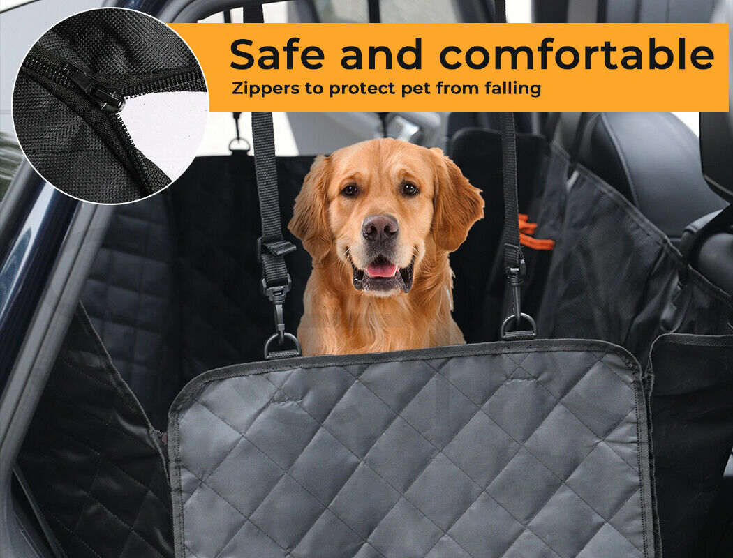 Waterproof Pet Car Seat Cover With Mesh Window + Free Buckle Leash - Pet Supplies Australia