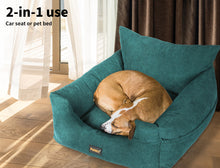 Load image into Gallery viewer, Travel Bolster Pet Car Seat Bed - Pet Supplies Australia