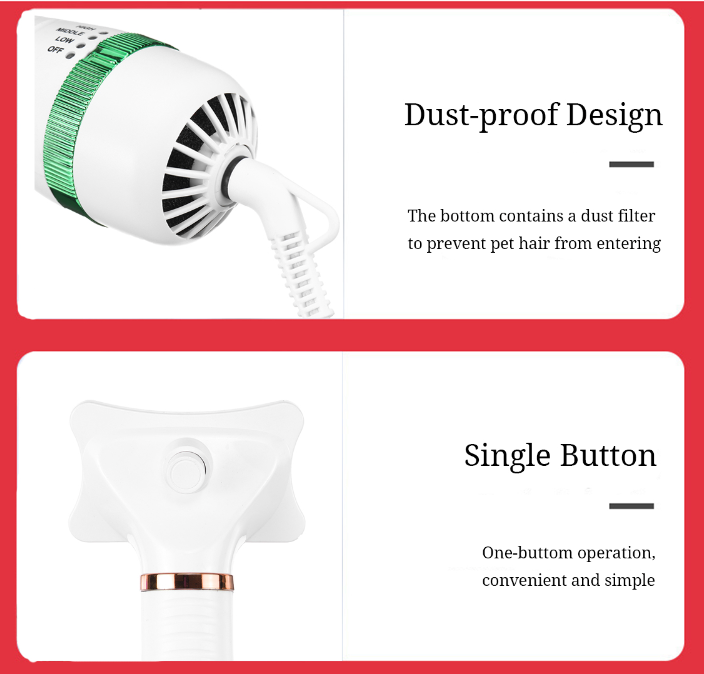 2-in-1 Pet Hair Dryer Brush - Pet Supplies Australia