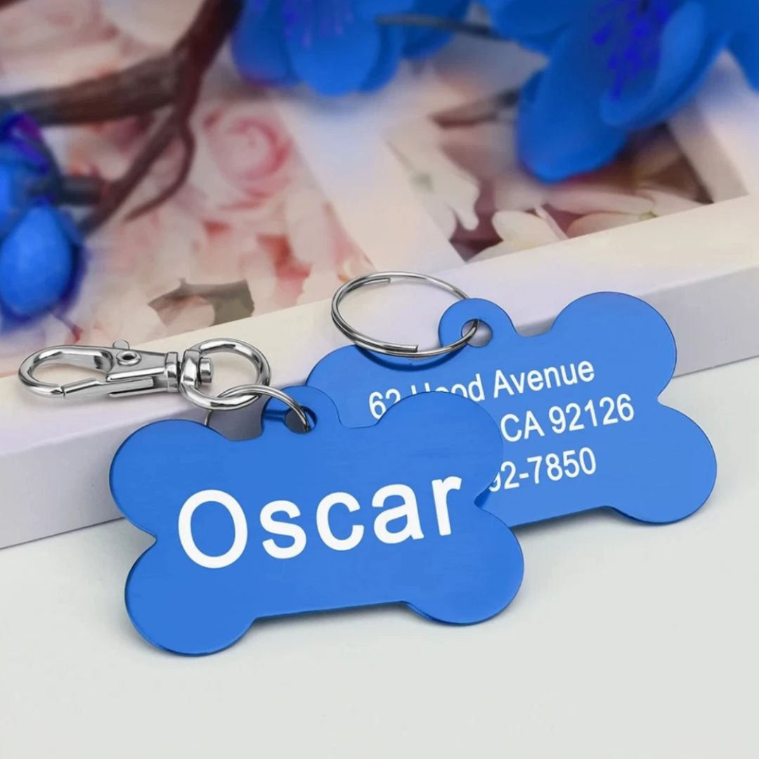 Personalised Customised Aluminium Pet ID Tag - Pet Supplies Australia