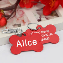 Load image into Gallery viewer, Personalised Customised Aluminium Pet ID Tag
