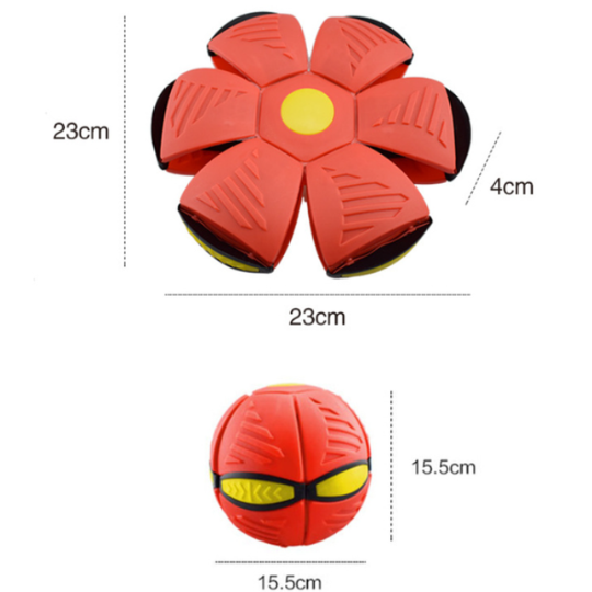 UFO Flat Throw Disc Ball - Pet Supplies Australia