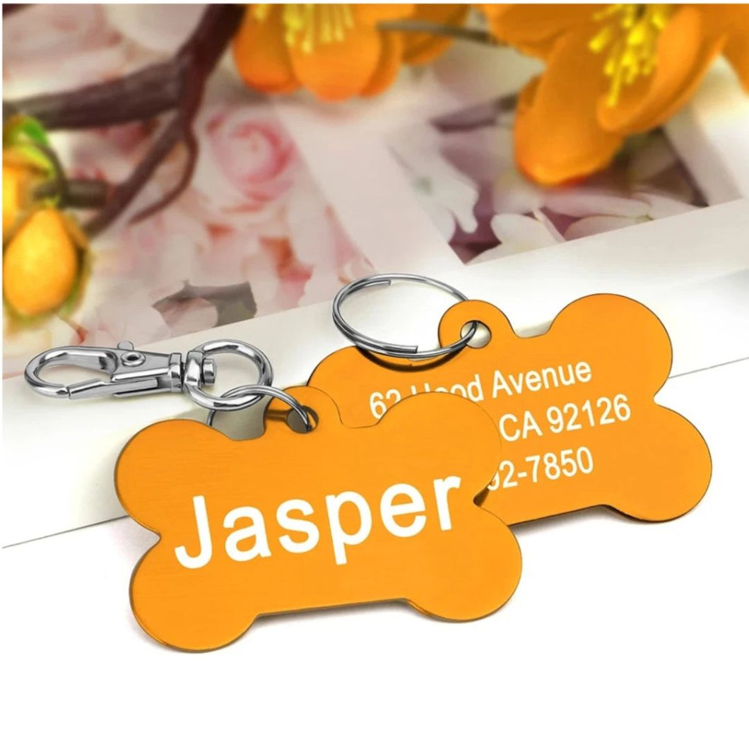 Personalised Customised Aluminium Pet ID Tag