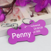 Load image into Gallery viewer, Personalised Customised Aluminium Pet ID Tag
