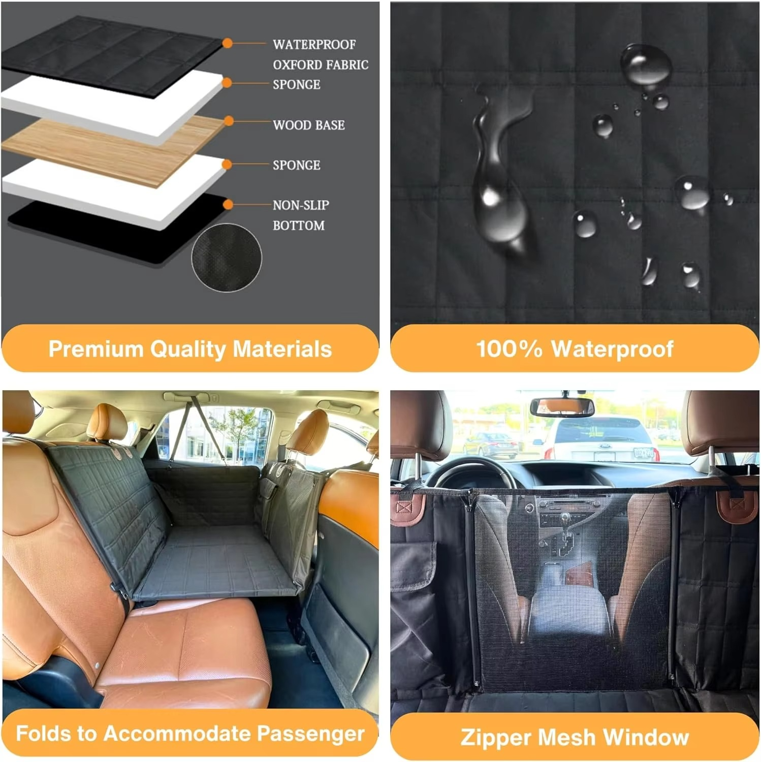 Leather Backseat Extender for Dogs ( Pre-order) - Pet Supplies Australia