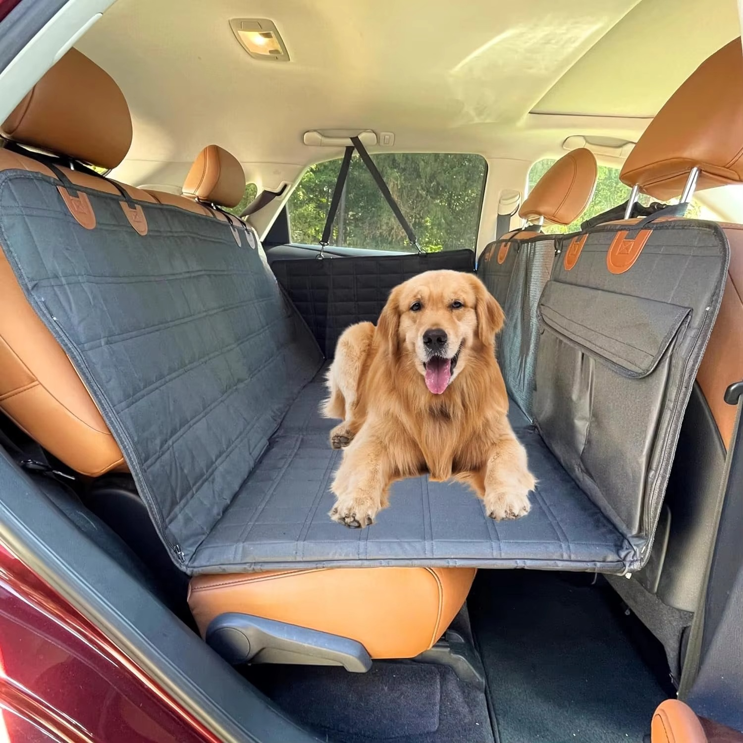 Leather Backseat Extender for Dogs ( Pre-order) - Pet Supplies Australia