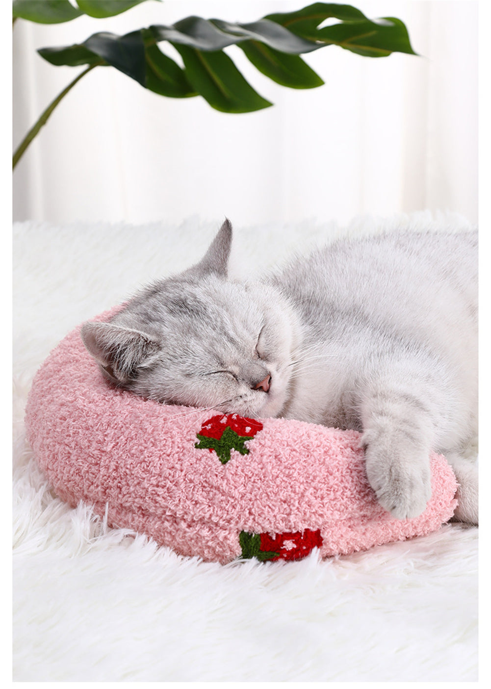 Calming U-Shaped Pet Pillow - Pet Supplies Australia
