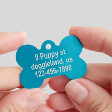 Load image into Gallery viewer, Personalised Customised Aluminium Pet ID Tag

