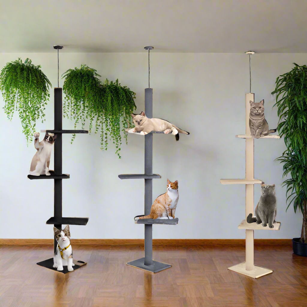 Cat Scratching Tree Floor to Ceiling - Pet Supplies Australia