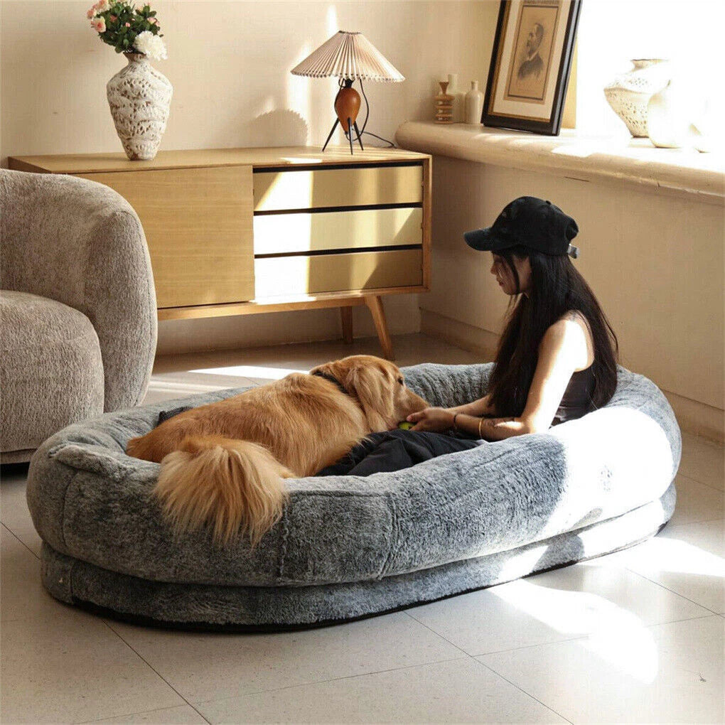 Oversized Orthopedic Dog Lounger - Pet Supplies Australia