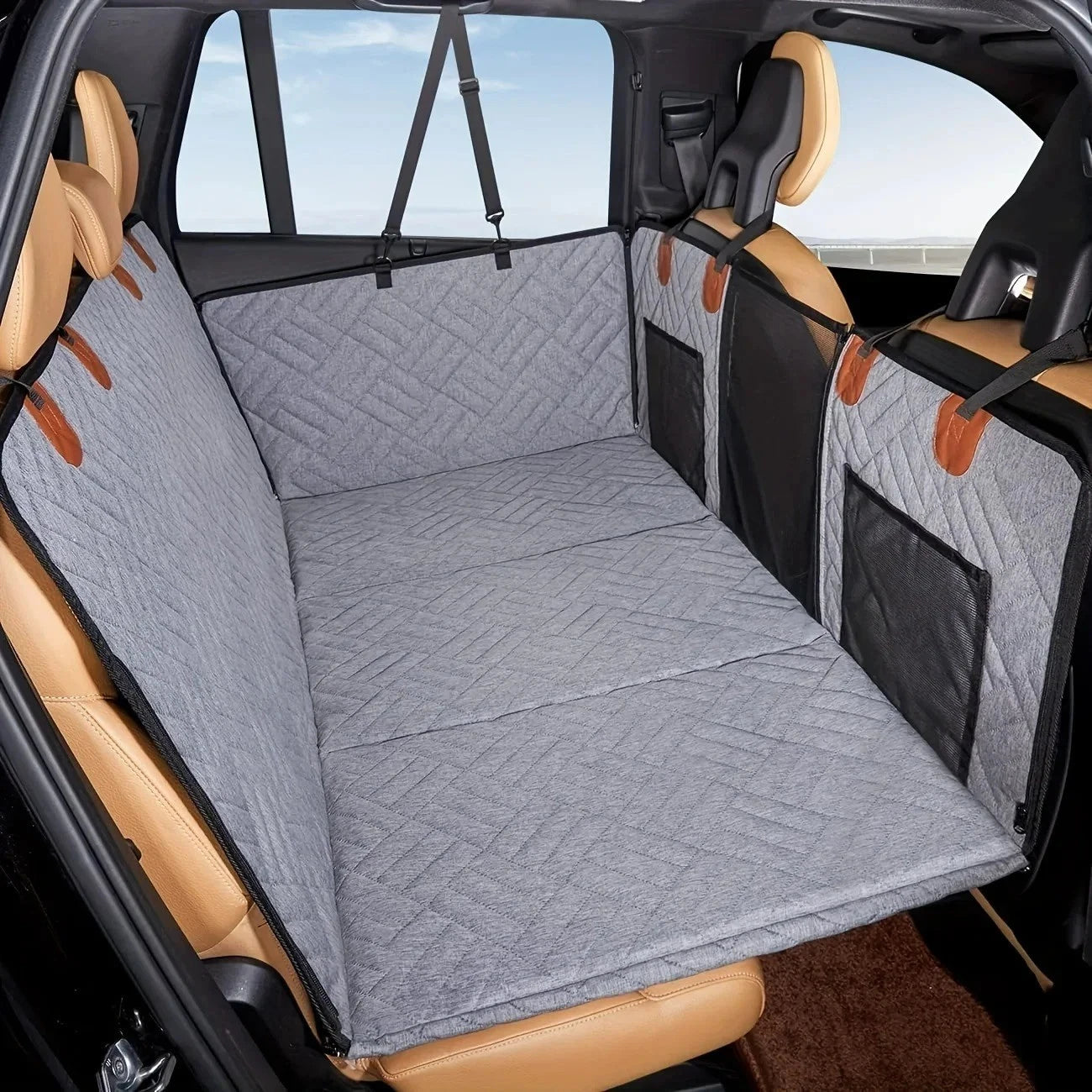 Back Seat Extender for Dogs – Waterproof Car Seat