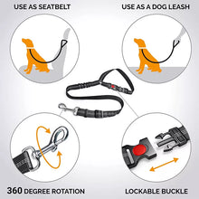Load image into Gallery viewer, Dog Seat Belt for Cars, Headrest Restraint - Pet Supplies Australia
