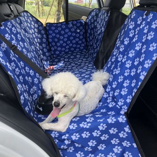 Waterproof Pet Car Seat Cover Black or Blue - Pet Supplies Australia