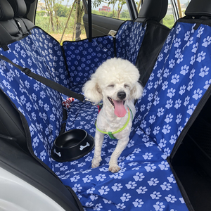 Waterproof Pet Car Seat Cover Black or Blue - Pet Supplies Australia