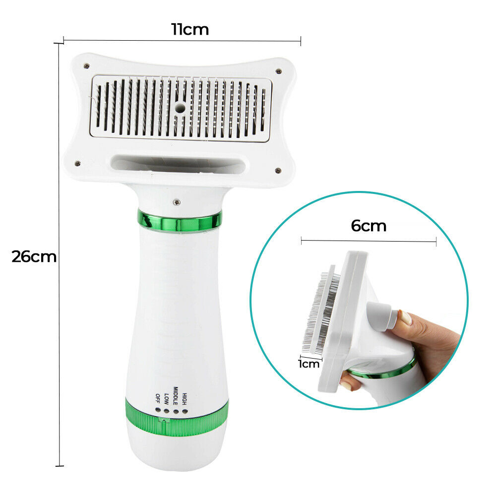 2-in-1 Pet Hair Dryer Brush - Pet Supplies Australia