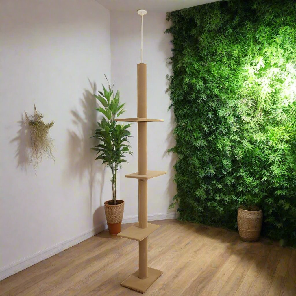 Cat Scratching Tree FLOOR TO CEILING - Pet Supplies Australia