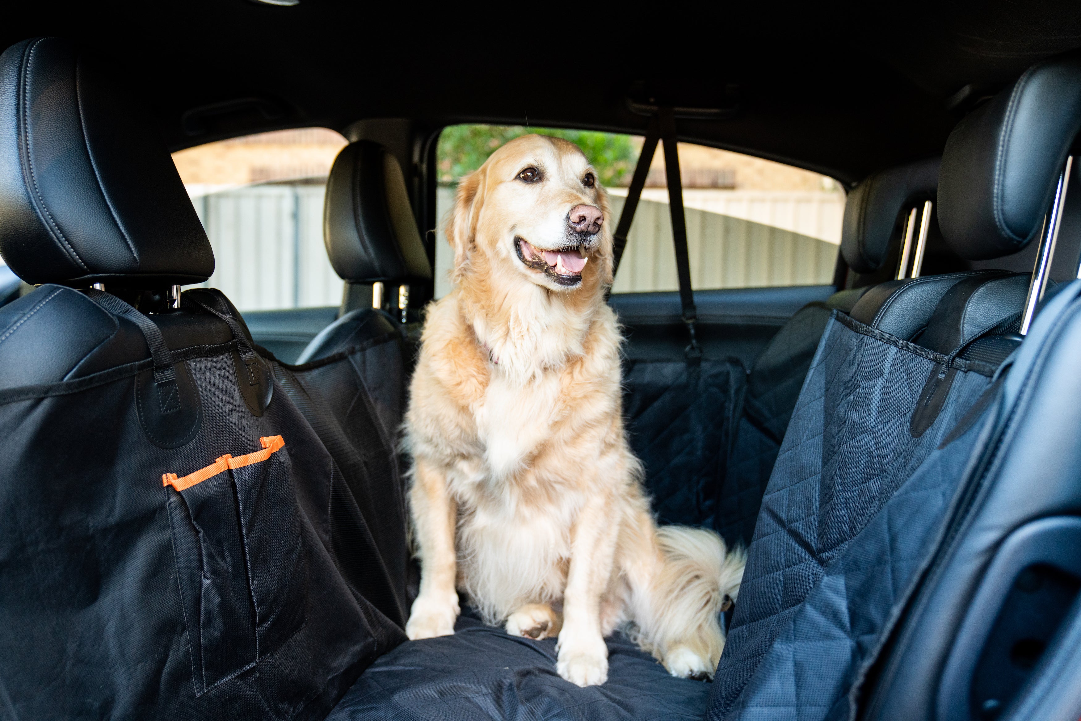 Waterproof Pet Car Seat Cover With Mesh Window + Free Buckle Leash - Pet Supplies Australia