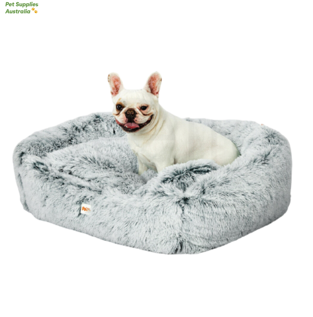 Rectangle Super Soft Calming Dog Beds - Pet Supplies Australia