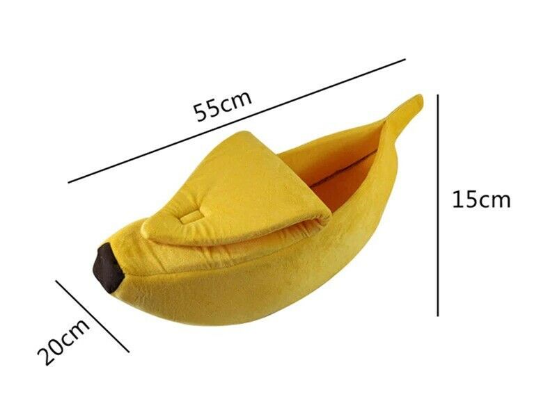 Pet Banana Calming Bed - Pet Supplies Australia