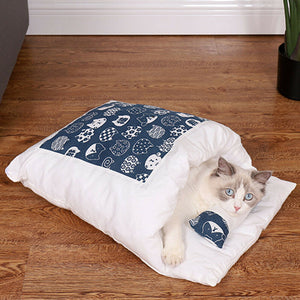Cozy Cat Bed with Pillow - Pet Supplies Australia