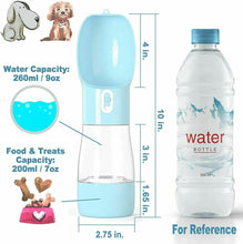 Load image into Gallery viewer, Travel Pet Water &amp; Treat Bottle - Pet Supplies Australia
