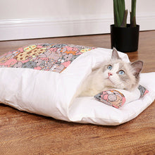 Load image into Gallery viewer, Cozy Cat Bed with Pillow - Pet Supplies Australia
