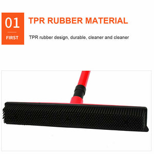Rubber Pet Fur Broom - Pet Supplies Australia