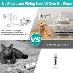 6 in 1 Pet Grooming Vacuum Kit - Pet Supplies Australia