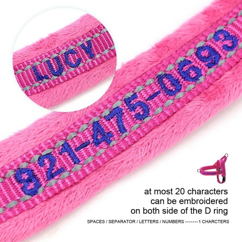 Personalised Embroidered Dog Harness - Pet Supplies Australia