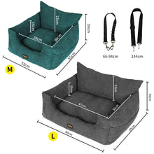 Load image into Gallery viewer, Travel Bolster Pet Car Seat Bed - Pet Supplies Australia
