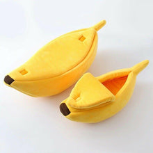 Load image into Gallery viewer, Pet Banana Calming Bed - Pet Supplies Australia
