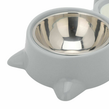 Load image into Gallery viewer, 2 in 1 Cat Feeder and Water Dispenser - Pet Supplies Australia
