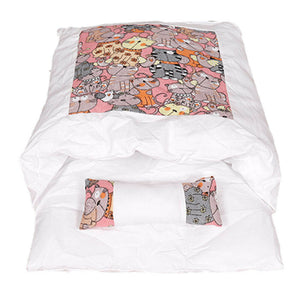 Cozy Cat Bed with Pillow - Pet Supplies Australia